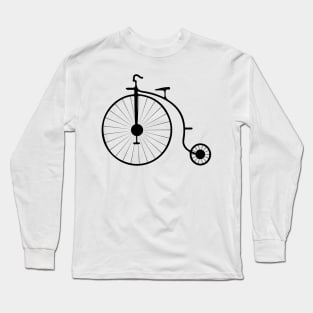 Vintage Classic High Wheel Bicycle Penny-farthing Long Sleeve T-Shirt